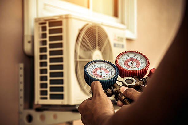 Professional Ductwork Repair technician working in Larimer, PA